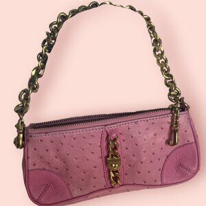 Juicy Couture Women's Pink and Gold Bag